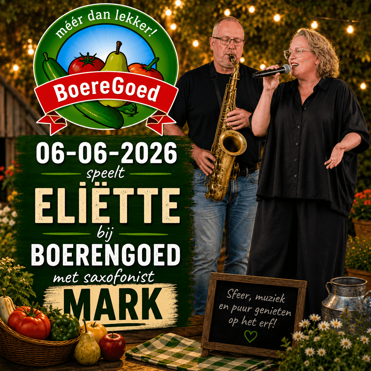 ELIETTE & Mark, muziek in de Buurtkas