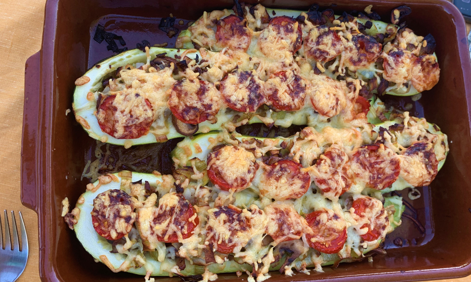 Gevulde courgettes
