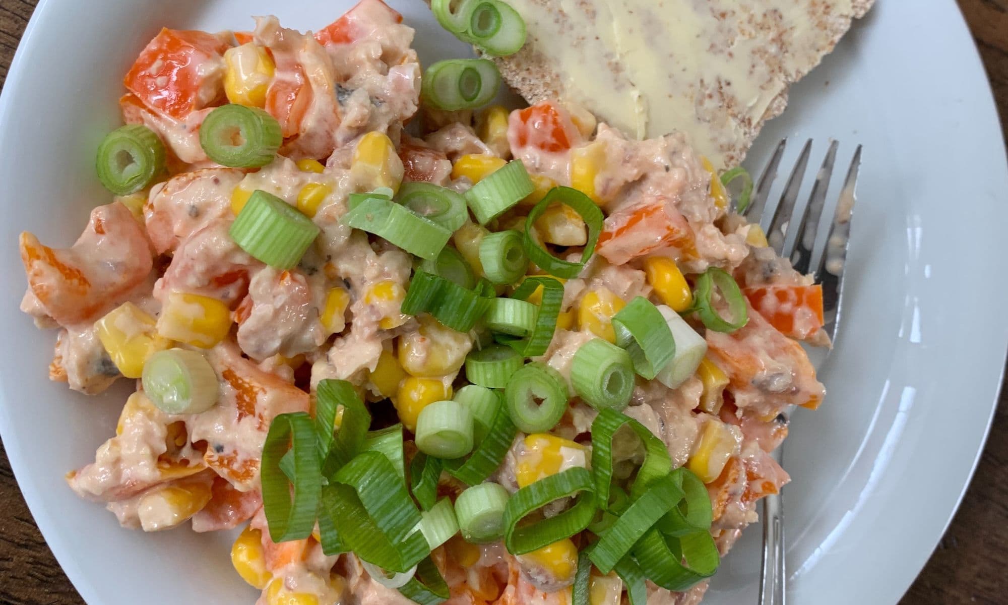 Gemakkelijk lunchrecept met paprika