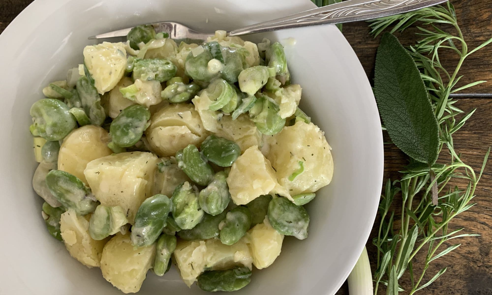 Tuinbonensalade